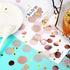 TecUnite Round Tissue Paper Table Confetti Dots for Wedding Birthday Party Decoration, 1.76 oz(Rose Gold Confetti,1.5 cm plus 2.5 cm)...