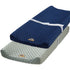 BlueSnail Ultra Soft Minky Dot Changing Pad Cover 2 Pack (Gray+Navy, 2 Pack)...