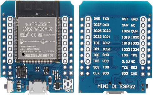 AITRIP 4pcs D1 Mini NodeMCU ESP32 ESP-WROOM-32 WLAN WiFi Bluetooth Development Board 5V Compatible with Arduino...
