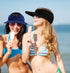 Sun Hat Women Sun Beach Visor Cap UV Protection with Wide Brim for Sports Beach Golf Hiking...