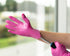 FRAMAR Pink Gloves Disposable Latex Free – Pink Nitrile Gloves Small, Disposable Gloves Small, Rubber Gloves Disposable, Esthetician Supplies, Mec...