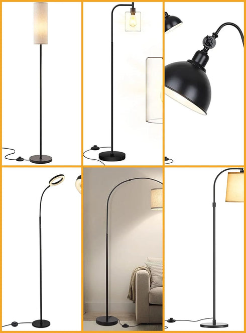 Foot Switch OFF/ON 6FT Switch in Middle of Zip Cord Polarized Plug Outlet AWG18 250VAC Extension Cord for Floor Lamp Table Lamp Christmas Tree Too...