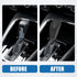 Gear Shift Lever Cover Automotive Interior Gear Shift Knob Trim for Honda Odyssey 2015-2018 Black Stitches...