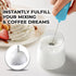 Zulay Kitchen Powerful Mini Milk Frother Handheld - Electric Hand Mixer - Portable Frother Wand for Coffee - Small Drink Blender for Lattes, Cappu...