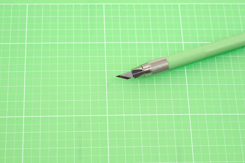 NT Cutter Resin Holder Art Knife, Green Holder, 1 Knife (D-401P-G)...