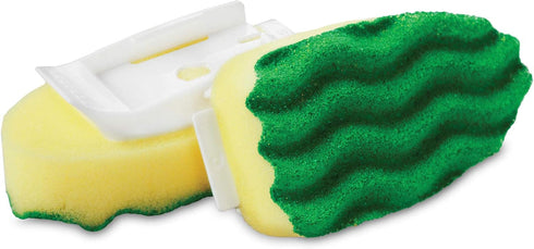 Libman 1484 All-Purpose Scrubbing Dishwand Refills, 3 Pack of 2 Sponges Each for 6 Total Sponges, Green...