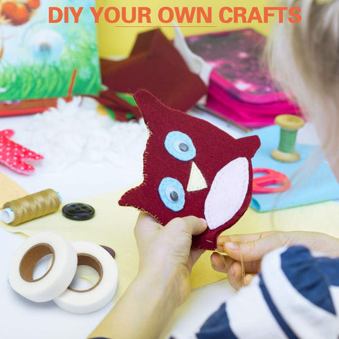 Boao Iron-on Hemming Tape Fabric Fusing Tape Fusible Bonding Web Adhesive for Bonding Clothes Jeans Pants Collars, 100 Yards(5/8 Inches)...