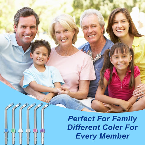 Flosser Replacement Tips for Waterpik Water Flosser,Plaque Seeker Replacement Tips Compatible with Waterpik Water Flossers and Other Brand Oral Ir...