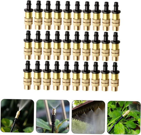 50pcs drip Irrigation Nozzle Mist Spray Nozzle atomizing Nozzle Lawn Sprayer Nozzle Irrigation System Hose Spray Nozzle Adjustable Spray Nozzle Co...