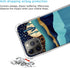 Aesthetic Desert Starry Night Moon Cactus Case Compatible with iPhone 13 Pro Max, Minimalist Landscape Abstract Art Case for iPhone 13 Pro Max for...