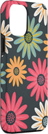 iPhone 12 Pro Max Floral Daisy Flowers Pink Green Orange Grey Pattern AEN021 Case...