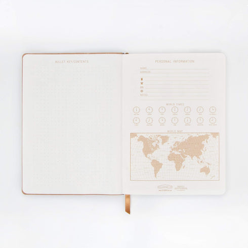 DesignWorks Ink Vegan Suede Flexible Cloth Journal Notebook with 192 Lined Pages and Ribbon Bookmark for Work, Writing, Journaling - 5.75" x 8" Du...