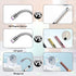 Candle Lighter Electric Lighter Rechargeable Arc Lighter with LED Battery Display360° Flexible Neck Flameless Grill Long Lighters for Light Candle...