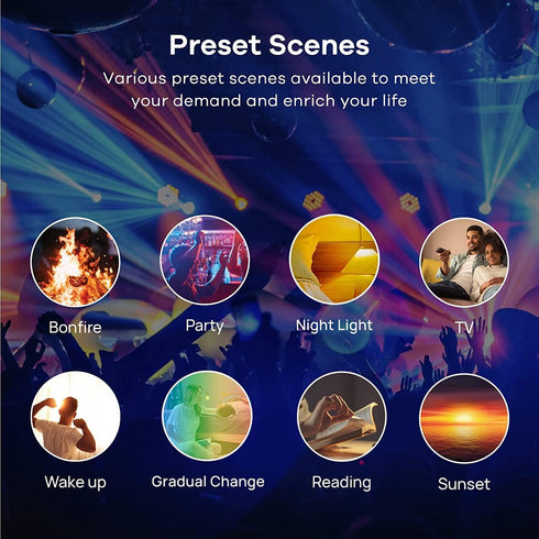 2 Pack LED Smart Light Bulb Color Changing A19 LED Light Bulbs, Light Bulbs Bluetooth Speaker&WiFi Light Bulb,1000LM RGB Dimmable,Google Home & Al...