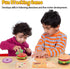 Montessori Toys for 3 Year Old - Wooden Burger Stacking Toys for Toddlers and Kids Preschool, Educational Toys, Fine Motor Skill Toy, Blocks for T...