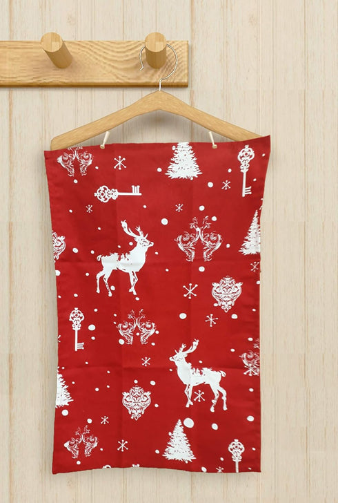 Set of 3 Tea Towels, Christmas Forest, 100% Cotton Tea Towels, Size 18x28 Inch. Perfect for Thanks Giving, Christmas and Other Holiday Season....