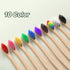 10 Color Soft Bristles Natural Bamboo Toothbrushes Set, Premium BPA Free for Best Clean, Eco-Friendly, Plastic-Free, Vegan, Biodegradable & Compos...