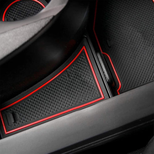 CheroCar for Camaro Gate Slot Non-Slip Center Console Cup Holder Pad Inserts Door Groove Mats for Chevrolet Camaro Accessories 2017-2025+,Interior...