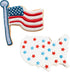 USA Cookie Cutters 2-Pc. Set Made in the USA by Ann Clark, USA Map, American Flag...