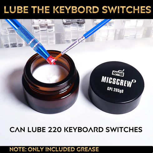 0.35OZ GPL 205G0 Keyboard Lube, Keyboard Lube for Keyboard Switches and Stabilizers, Universal Keyboard Grease fits Mechanical Keyboard, Switch lu...