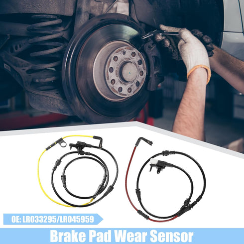 ACROPIX Front Rear Brake Pad Wear Sensor Lead Replacement Fit for Land Rover - Pack of 2 Black Red Yellow...