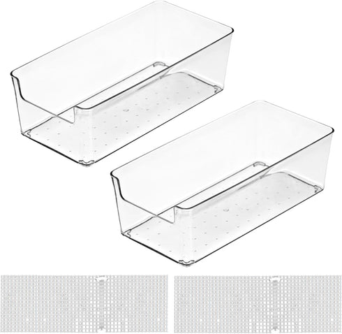2 Pack Transparent Hermit Crab Water Tanks with Cuttable Climbing Ramp, Ideal Hermit Crab Habitat and Toy for Small to Large Hermit Crabs, Hermit ...