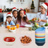 12 Pack Mini Square Dinnerware Bowls for Kids 4.5 OZ Unbreakable Wheat Straw Dipping Bowls, Small Bowls Perfect for Prep, Nuts, Candy, or Dips(Mul...