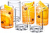 Amazing Abby - Liberty - 10-Ounce Plastic Tumblers (Set of 6), Plastic Drinking Glasses, All-Clear Reusable Plastic Cups, BPA-Free, Shatter-Proof,...