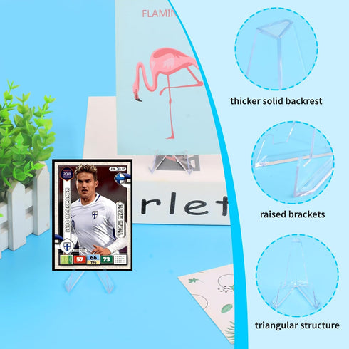 28Packs Card Display Stand, Card Stand, Card Stands for Sports Cards, Trading Card Stand, Acrylic Material, 2.1 Inch Tall...