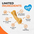 Canine Naturals IrresistiBONES Long Lasting Puppy Chicken and Rice Chew - Made with USA Chicken - All Natural - Added DHA for Healthy Growth - 3 P...