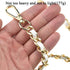 HAHIYO Metal Plus Synthetic Leather Purse Chain Strap Length 47.2 Inches Gold White for Shoulder Cross Body Sling Purse Handbag Clutch Replacement...