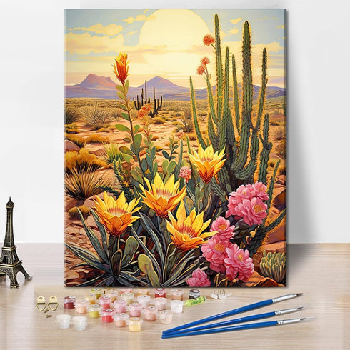 TUMOVO Paint by Number for Adults Beautiful Wildflowers Paint by Numbers Adults' Paint-by-Number Kits DIY Paint by Number KIts Canvas Arts Craft f...