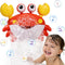 Crab Bath Toys for Toddlers 1-3 2-4 Bathtub Bubble Maker with Music Automatic Kids Bathtub Bubble Machine Baby Bath Toys for Infants 6-12 12-18 Mo...