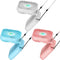 Hortsun 3Pack Necklace Fan Portable Neck Hanging Fan Mini Fan Handheld Fan for Cooling Small Personal Hands Free Fan USB Rechargeable Battery 3 Sp...