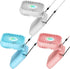 Hortsun 3Pack Necklace Fan Portable Neck Hanging Fan Mini Fan Handheld Fan for Cooling Small Personal Hands Free Fan USB Rechargeable Battery 3 Sp...