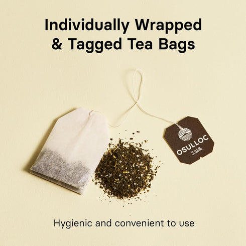 OSULLOC Canola & Apricot Tea (Aromatic Canola flower & Apricot), Premium Blended Tea from Jeju, Tea Bag Series 20 count...