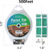 500 Feet (152M) Twist Ties with Cutter, Plastic Multi-purpose Reusable Twist Wire for Gardening, Home, Office...