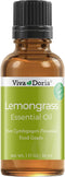 Viva Doria 100% Pure Lemongrass Essential Oil, Undiluted, Food Grade, Guatemalan Lemongrass Oil 30 mL (1 Fl Oz)...