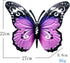 BinaryABC 3D Metal Butterfly Decor Wall Art Sculpture Hanging Decoration,Indoor Outdoor Garden Decoration (Purple)...