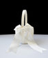 2 PCS Flower Girl Baskets Set- Cute Cherish Wedding Flower Baskets (Ivory)...