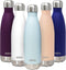 MIRA 17 oz Insulated Water Bottle - Stainless Steel Cola Shape Thermos - Double Wall Hot & Cold Flask (24Hr Cold/12Hr Hot) - Pearl Blue...