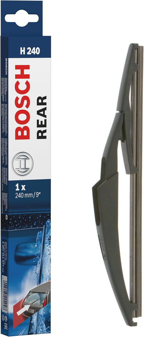 BOSCH H240 Rear Wiper Blade; 9" - Single...