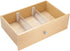 iDesign Plastic Adjustable Deep Drawer Divider, Kitchen, Dresser, Desk, Bathroom and More, The Linus Collection – Set of 2, Expandable 13.25” – 20...
