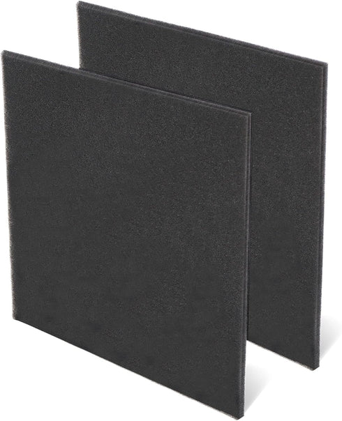 Cut to Fit Foam Pad Pre Filter, Air Purifiers Filter Replacement, Compatible with Most Air Conditioner, Trash Cans, Dehumidifier, 15 x 15 inch, 2 ...