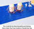 ShiDianYi Sequin Table Runner - 12x72-Inch Blue Sparkle Table Cover/Overlay for Party Decoration (Royal Blue)...