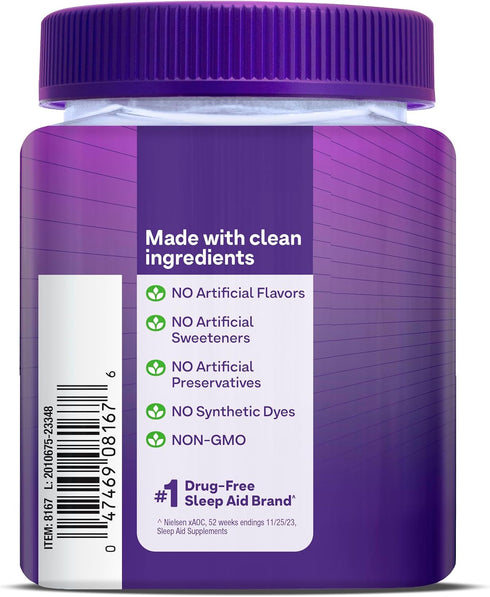 Natrol Time Release Melatonin 3 mg, Dietary Supplement for Restful Sleep, Sleep Gummies for Adults, 65 Strawberry-Flavored Melatonin Gummies, 65 D...