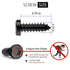 Rightcar Solutions License Plate Screws (1/4" x 3/4") | Anti-Theft License Plate Fasteners | Rattle-Proof, Rust-Proof Stainless Steel Screws (Blac...