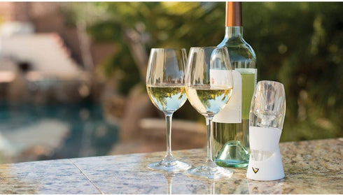 Vinturi Classic Essential Wine Aerator Pourer and Decanter Provides Enhanced Flavors with Smoother Finish Features Easy to Grip Silicone Body and ...