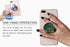 Multi-Functional Grip Mobile Phone Stands and Finger Holder (3 Pack) - Black Panda Marble Rose Flower...