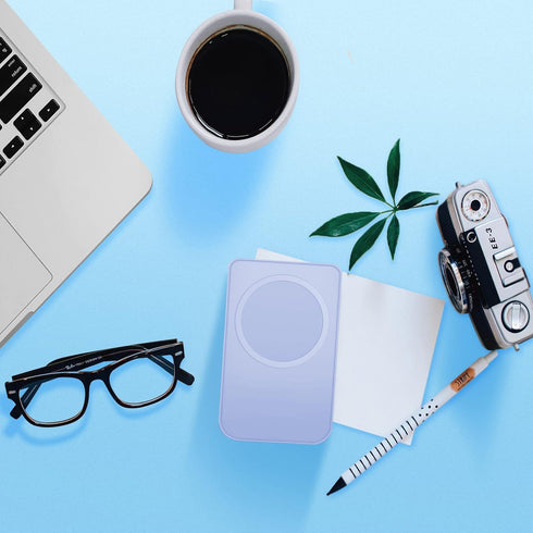 Miady Magnetic Wireless Portable Charger 5000mAh, USB C PD 20W Fast Charging Power Bank, Magnetic Battery Compatible with iPhone 14, 14 Pro, 14 Pr...